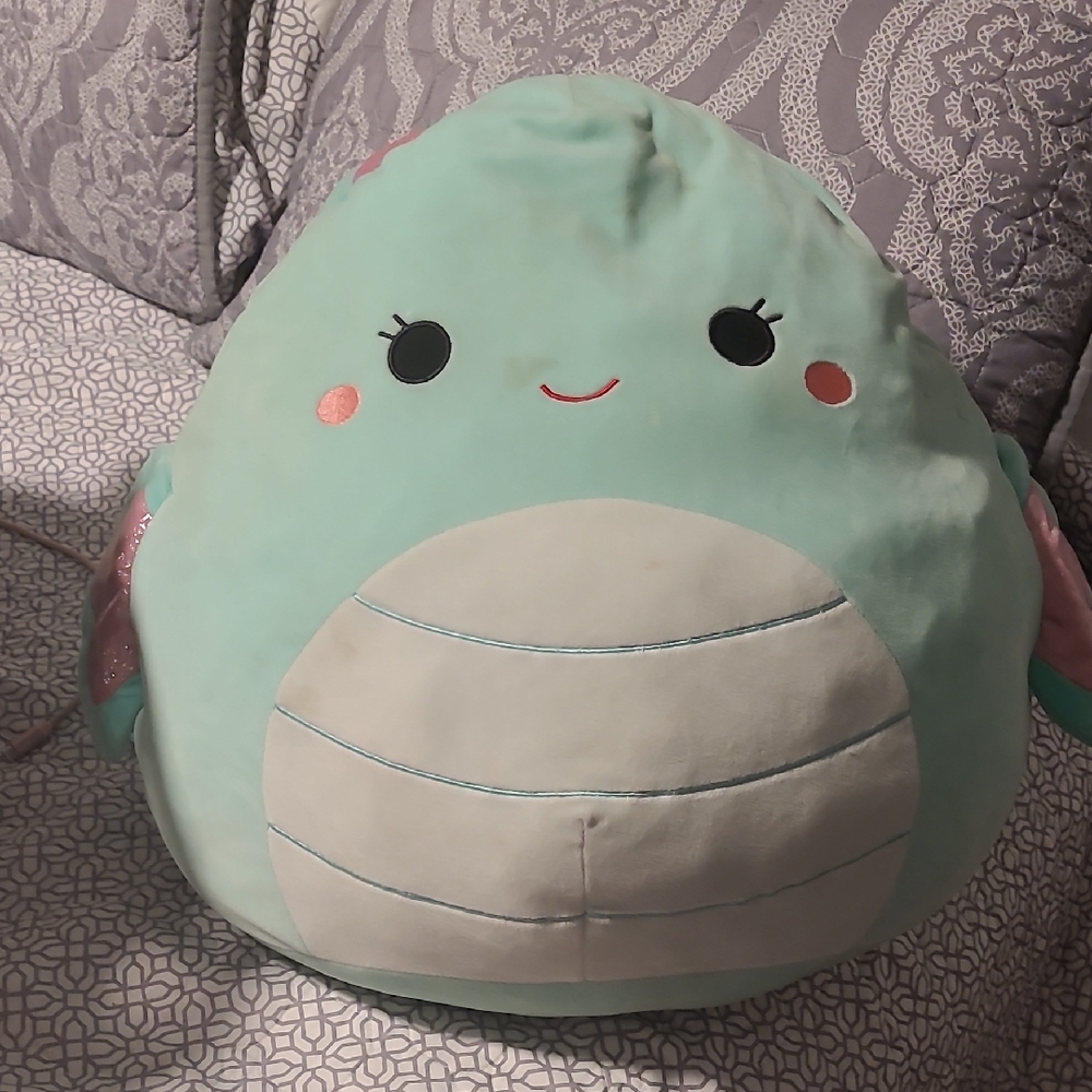 Cute Plush Toy with Pink Accents